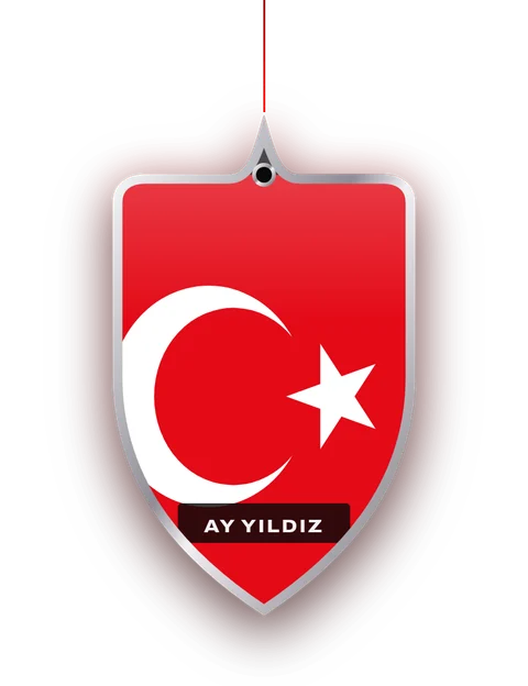 Duftanhänger Ay Yıldız mit Flagge Türkei